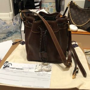 Dooney & Bourke Florentine Mini Hattie in Chestnut